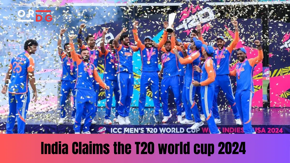 India claims the T20 world cup 2024 title against South Africa